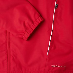 CANTERBURY TEAM FULL ZIP RAIN JACKET FLAG RED/WHITE