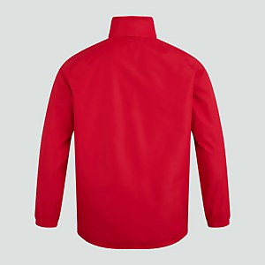 CANTERBURY TEAM FULL ZIP RAIN JACKET FLAG RED/WHITE