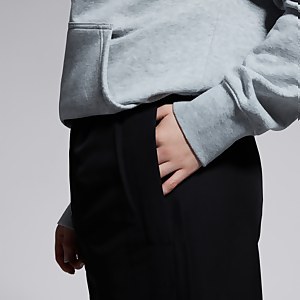 Womens Open Hem Stadium Pants Black