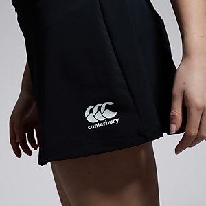 Womens Plain Skort Black