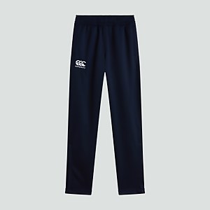 Junior Unisex Stretch Tapered Poly Knit Pants Navy