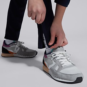 Junior Unisex Stretch Tapered Poly Knit Pants Navy