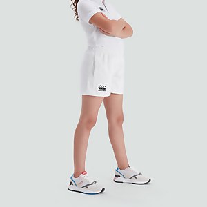 Junior Unisex Professional Cotton Short White
