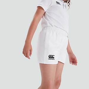 Junior Unisex Professional Cotton Short White