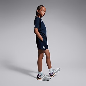 Junior Unisex Professional Polyester Short Navy
