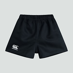 Junior Unisex Professional Polyester Short Black