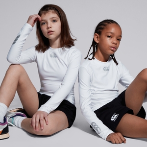 CANTERBURY THERMOREG LONG SLEEVE TOP WHITE - SB