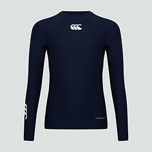 Junior Unisex Thermoreg Long Sleeved Top Navy