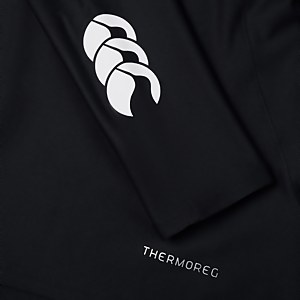 Junior Unisex Thermoreg Long Sleeved Top Black