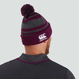 Adult Unisex Ireland Bobble Hat Purple