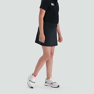Junior Unisex Plain Skort Black