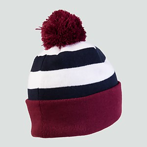 CANTERBURY BOBBLE HAT HOOPED AU MAROON - ONESZ