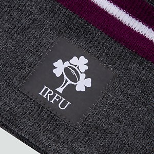 Adult Unisex Ireland Fleece Beanie Grey
