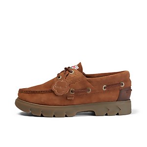 Adult Unisex Lennon Boatshoe Sued Tan - 3