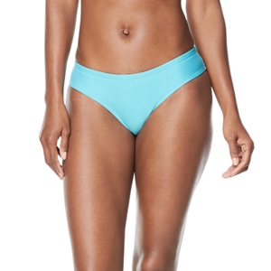 Solid Cheeky Hipster Bikini Bottom - Blue | Size S