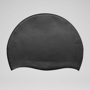 Junior Solid Silicone Cap Black
