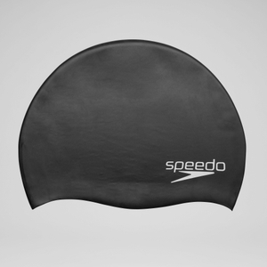 Junior Solid Silicone Cap Black