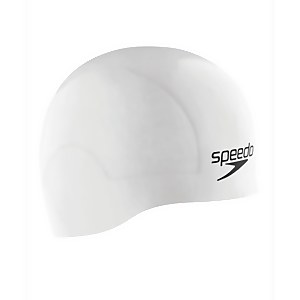 Adult Aqua V Silicone Cap White - M