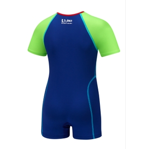 Kids UV Learn to Swim Thermal Suit Blue/Green