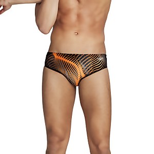 Men's Coded Riff Brief Orange - 24