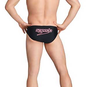 The One Graphic Print Brief - Black | Size 26