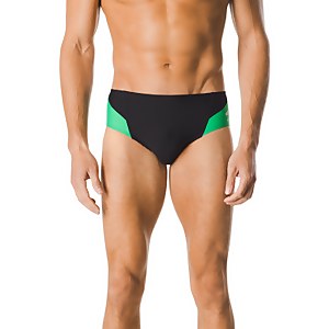 Men's Spark Splice Brief Green - 22