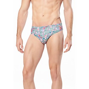 Printed One Brief - Green | Size 24