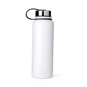 Stay Cool Water Bottle 40 Oz White