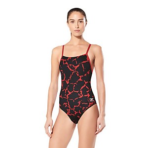 Wrack It Up Flyback One Piece - Red | Size 20