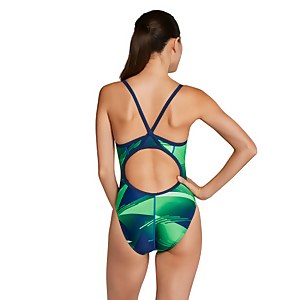 Women's Lane Game Flyback One Piece Blue