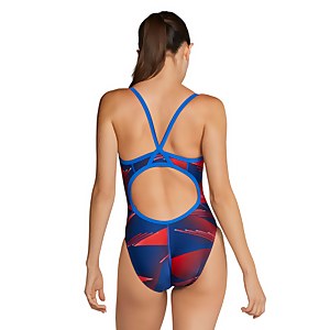 Women's Lane Game Flyback One Piece Red