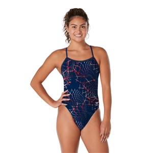 Women's Galactic Highway One Back One Piece Red - 20