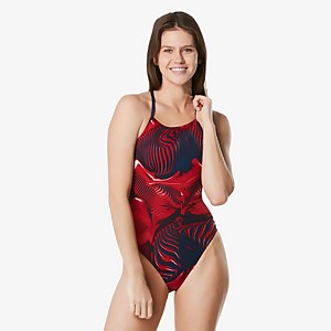 Fusion Vibe CrossBack One Piece - Navy/Red | Size 20