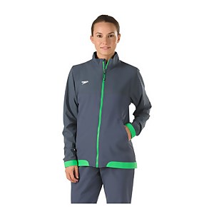 Women's Female Tech Warm Up Jacket Green - L