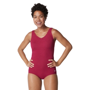 Pebble Texture One Piece - Maroon | Size 6