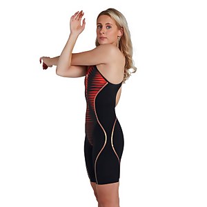 Fastskin Printed Sonic Scorch Intent Open Back Kneeskin - World Aquatics Approved