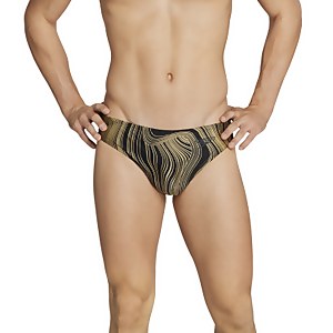 Mens leopard speedo top
