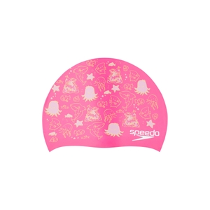 Kids Elastomeric Printed Cap - Fuscia | One Size
