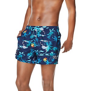Printed Vibe Volley 14" - Navy | Size L