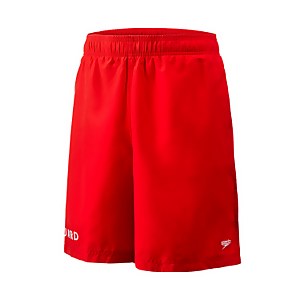 Men's Guard 19" Volley Swim Trunks Red