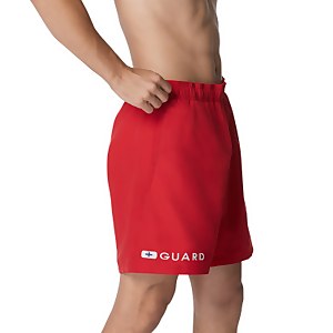 Men's Guard 19" Volley Swim Trunks Red