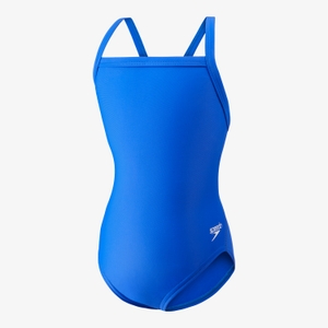 Women's Flyback Solid One Piece Youth Blue - D22 YTH