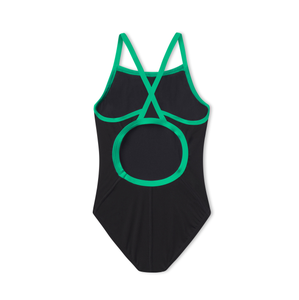 Women's Flyback Youth Training Suit One Piece - Green