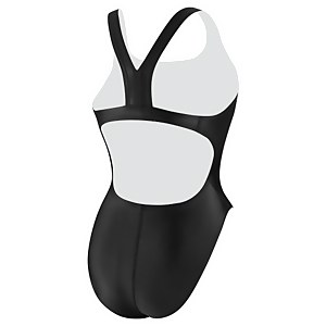 Girl's Solid Youth Super Pro One Piece Black