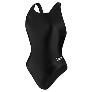 Girl's Solid Youth Super Pro One Piece Black