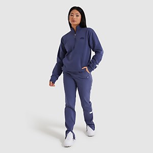 Mighty 1/2 Zip Track Top Dark Blue