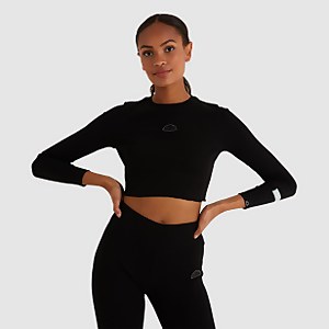 Women's Vez Crop Tee Black - 6
