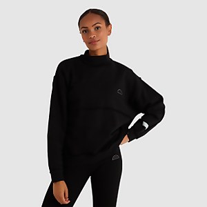 Women's Satana Oversized Sweatshirt Black - 6