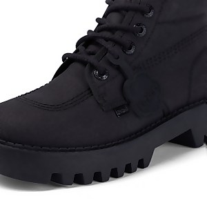 Adult Unisex Kizziie Hi Leather Alternative Black