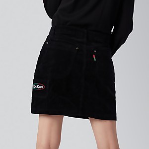 Women's Mini Corduroy Skirt Black - XS